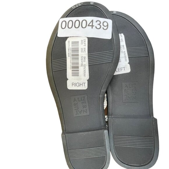 Naturalizer Tinsley Sandals Womens 6W EU 36 Wide Leather Faux Snakeskin Flat - Picture 8 of 10